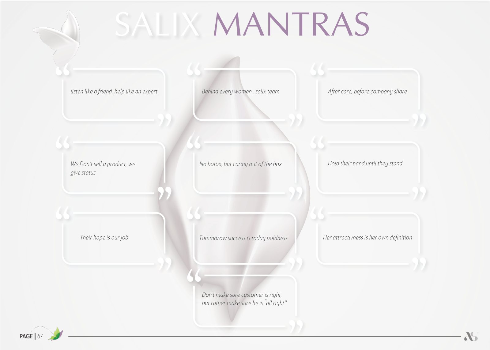 Marketing plan sample · page 67