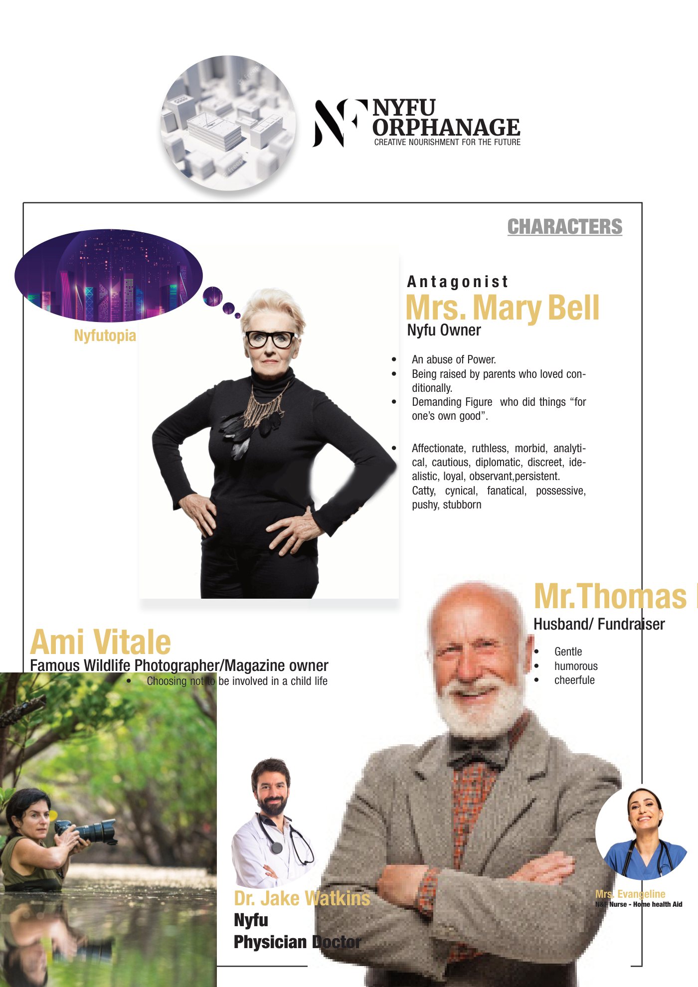 Series bible · characters