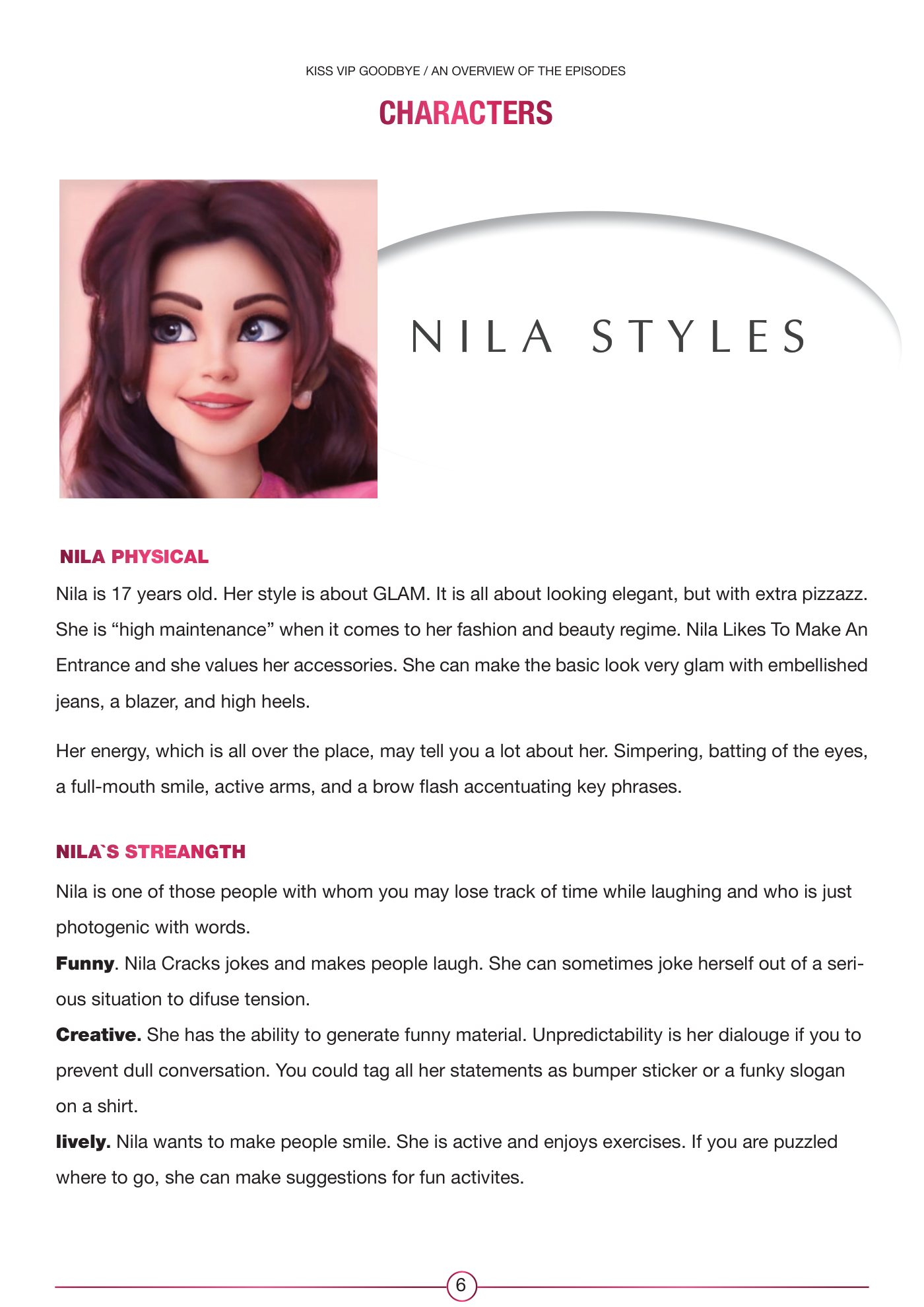 Writer's bible · Nila