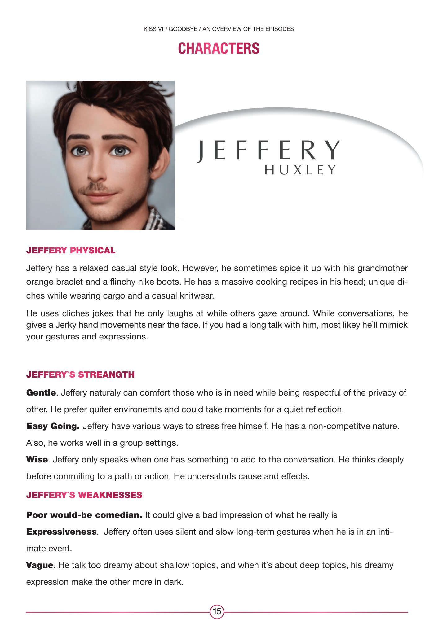 Writer's bible · Jeffery